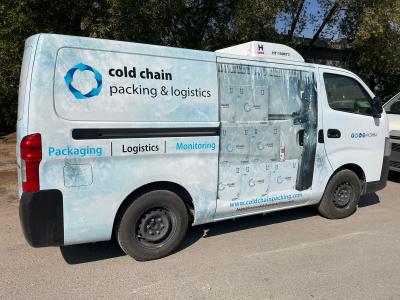 Camion d’emballage et de logistique de la chaîne du froid